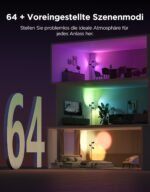 Govee LED Stehlampe 3-flammig, RGBWW, 1500lm, Alexa, Matter - Image 5