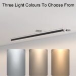 GZZBMY LED Deckenleuchte Aluminium Lichtleiste 200 cm Neutralweiß - Image 2