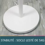 Unilux LED Deckenfluter Pryska 40 W dimmbar Weiß FSC-Holz - Image 8