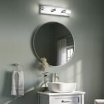 yumcrelect LED Badleuchte 50,8 cm 18 W 6000 K Chrom Acryl - Image 8