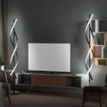 LOKUNM LED Spiral-Stehlampe Schwarz 150 cm dimmbar Fernbedienung - Image 5