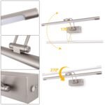 MantoLite LED Wandleuchte dimmbar 60cm 12W Nickel 3000–6000K - Image 6
