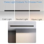 GZZBMY LED Deckenleuchte Aluminium Lichtleiste 200 cm Neutralweiß - Image 3