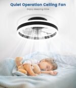 Nalezuns LED Deckenventilator mit Licht Fernbedienung & App - Image 6
