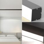 GZZBMY LED Deckenleuchte Aluminium Lichtleiste 200 cm Neutralweiß - Image 4