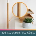 Unilux LED Deckenfluter Pryska 40 W dimmbar Weiß FSC-Holz - Image 4