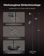 Govee LED Stehlampe 3-flammig, RGBWW, 1500lm, Alexa, Matter - Image 8