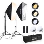FGen Softbox Set 2x85W, 50x70 cm, LED, 2700–6400K, Fotostudio
