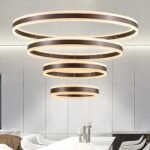 LAMPLAY LED Pendelleuchte Braun 4 Ringe dimmbar Ø40–100 cm - Image 7