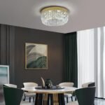 Deckrico LED Kristall-Kronleuchter Gold 50 cm, Modern, Dimmbar - Image 5