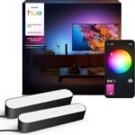 Philips Hue Play Lightbar 2er-Set Schwarz 500lm RGB App