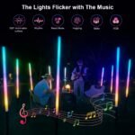 LUXCEO Mood1Pro RGB LED Videolicht 120cm 2er-Set mit Stativ - Image 6