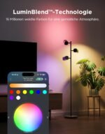 Govee LED Stehlampe 3-flammig, RGBWW, 1500lm, Alexa, Matter - Image 4