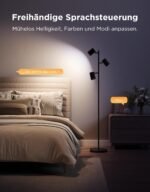 Govee LED Stehlampe 3-flammig, RGBWW, 1500lm, Alexa, Matter - Image 6