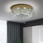 Deckrico LED Kristall-Kronleuchter Gold 50 cm, Modern, Dimmbar - Image 6