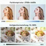 FGen Softbox Set 2x85W, 50x70 cm, LED, 2700–6400K, Fotostudio - Image 3