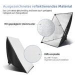 FGen Softbox Set 2x85W, 50x70 cm, LED, 2700–6400K, Fotostudio - Image 4