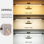 MantoLite LED Wandleuchte dimmbar 60cm 12W Nickel 3000–6000K - Image 5