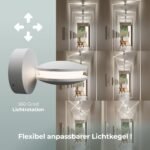 NEONA LED Wandleuchte 7W IP65 3000K Warmweiß Innen & Außen - Image 2